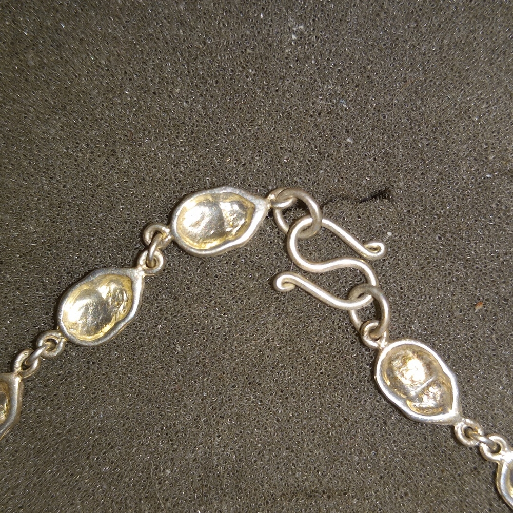 925 sterling silver Gratful Dead Steal Your Face bracelet